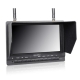 7 inch high brightness 1000cd/m² Sun Readable FPV Monitor Built-in Battery Dual 5.8G 32CH Diversity Receiver (FPV733)