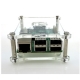 Raspberry Pi 3 Model B 1-layer Stack Clear Case Support Raspberry Pi 2B/B+/B/A+