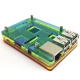 Raspberry Pi 3 Model B and Raspberry Pi 2 Model B Mutli Color Acrylic Case 