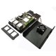 ASUS SBC Tinker board Case Aluminum With Fan Black